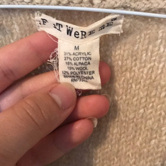 Beautiful Cream Knit Snap Close Cardigan - Picture 6 of 6